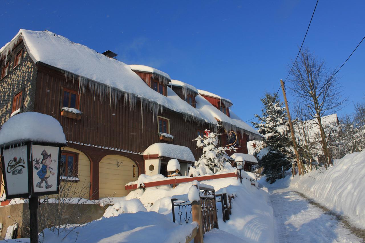 Gasthaus "Zum Wanderstuebel" Hinterhermsdorf Exterior foto
